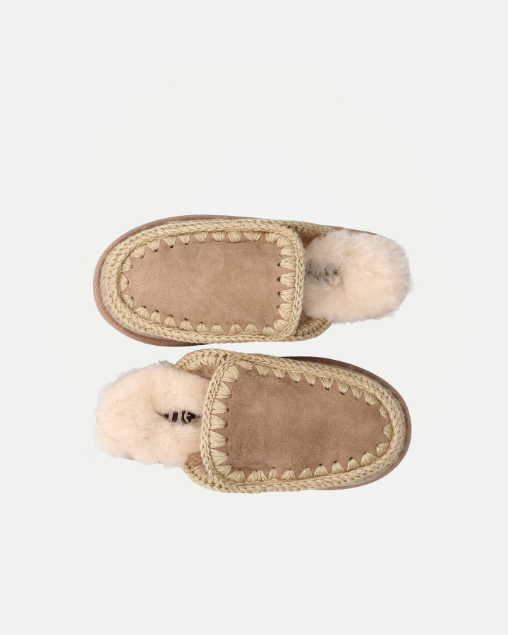 ESKIMO SLIPPER SUEDE | Camel