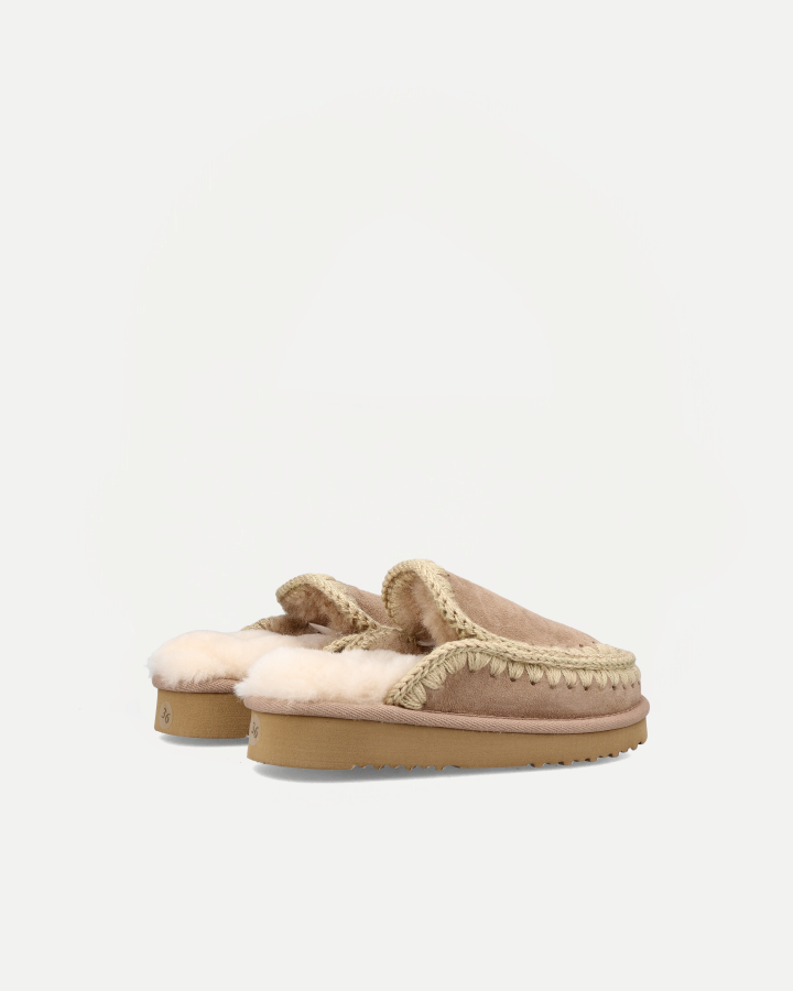 ESKIMO SLIPPER SUEDE | Camel