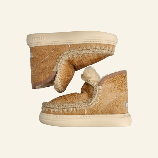 ESKIMO SNEAKER BOLD  | Crackled Old Beige