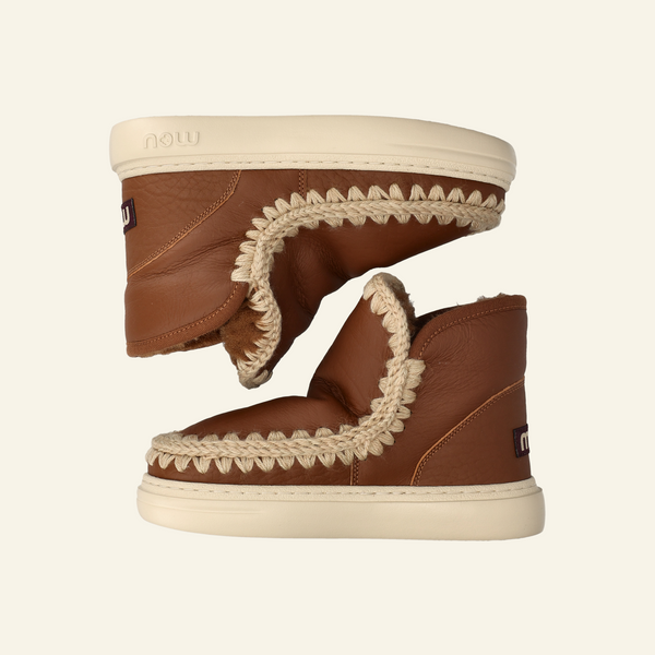 ESKIMO SNEAKER BOLD | Nubuck Cognac