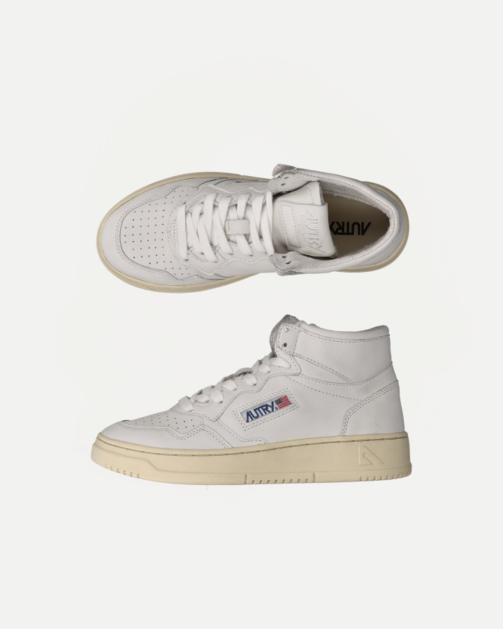 MID SNEAKER 80's GG04 |  Goat White