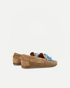 DALMA MOCCASIN | CUOIO/ AZUL
