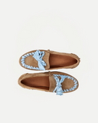 DALMA MOCCASIN | CUOIO/ AZUL