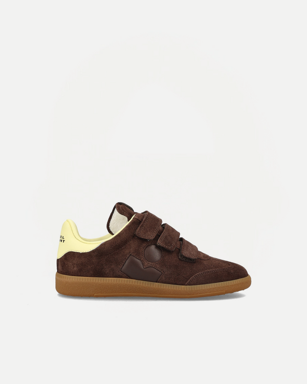 BETH SNEAKER | Chocolate/ Light Yellow