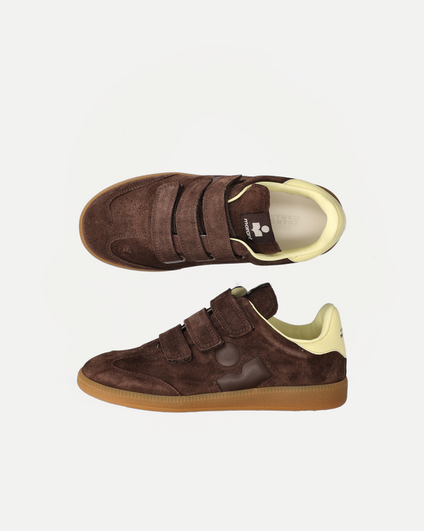 BETH SNEAKER | Chocolate/ Light Yellow