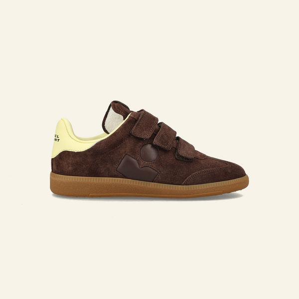 BETH SNEAKER | Chocolate/ Light Yellow