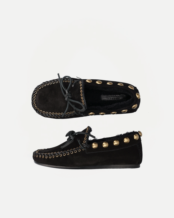 FITZA LOAFER | Black/ Gold