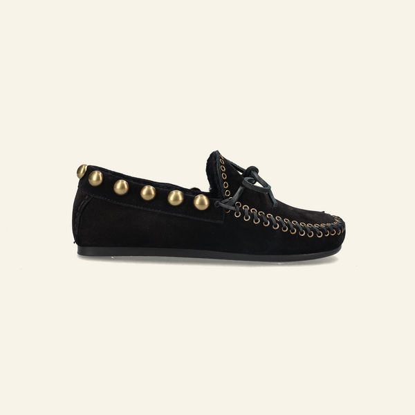 FITZA LOAFER | Black/ Gold