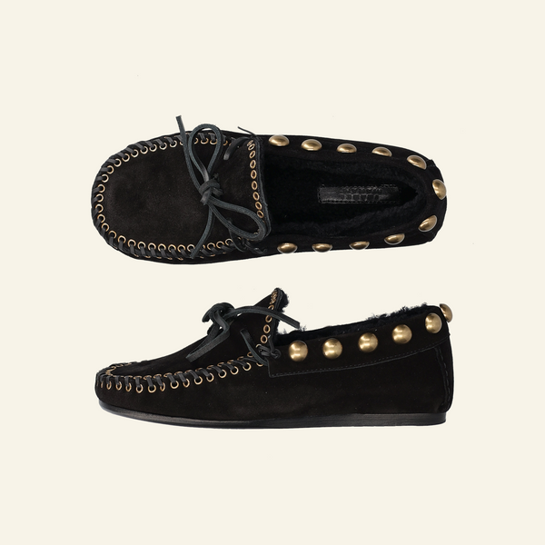 FITZA LOAFER | Black/ Gold