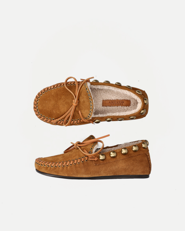 FITZA LOAFER | Cognac/ Gold