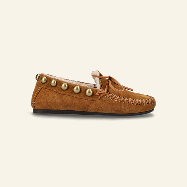 FITZA LOAFER | Cognac/ Gold