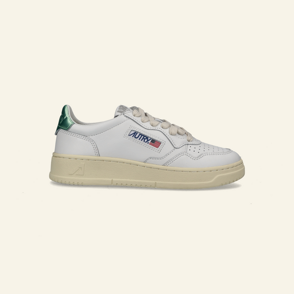 LOW SNEAKER 80's LL62 I  White/Past Green