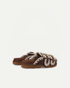 LOW BIO SABOT TWO-BUCKLES | Deep Brown