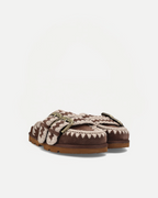 LOW BIO SABOT TWO-BUCKLES | Deep Brown
