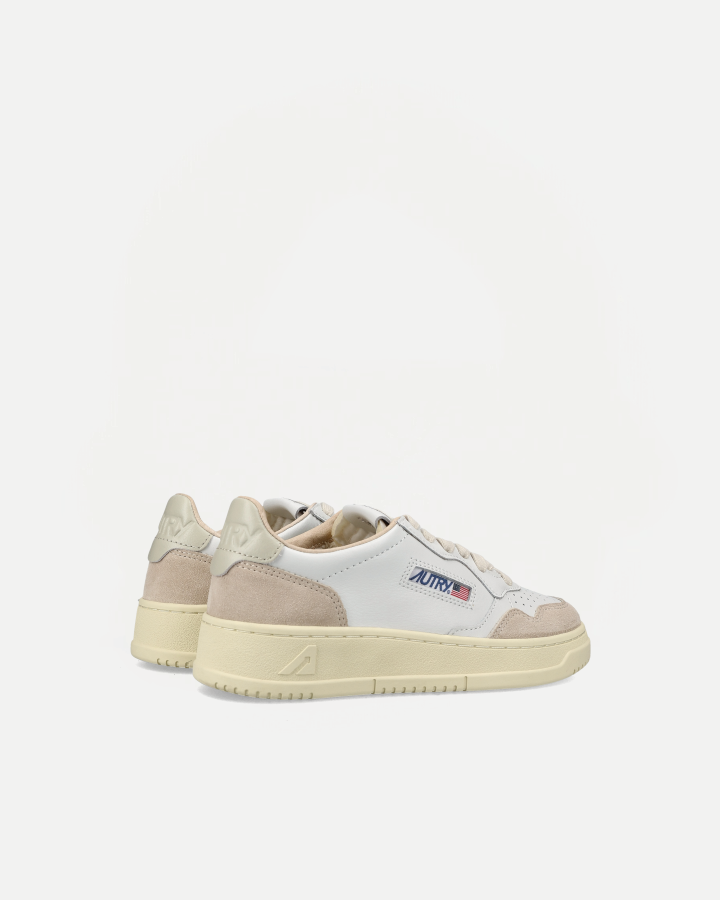 LOW SNEAKER 80's LS14 | Suede White/ Pelican