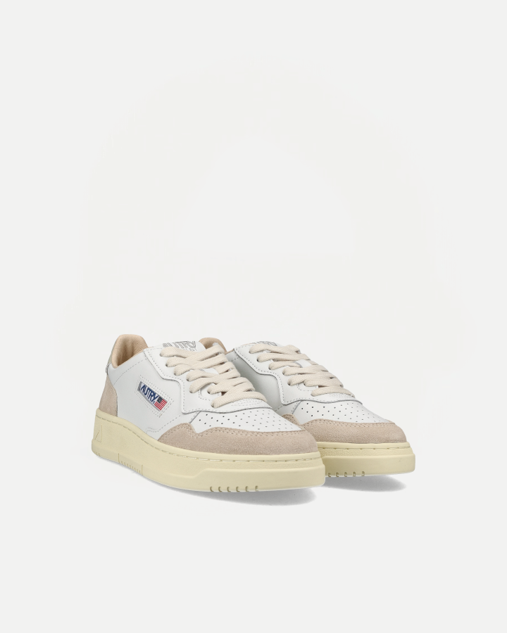 LOW SNEAKER 80's LS14 | Suede White/ Pelican