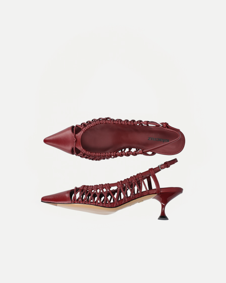 LULU PUMP | Burgundi