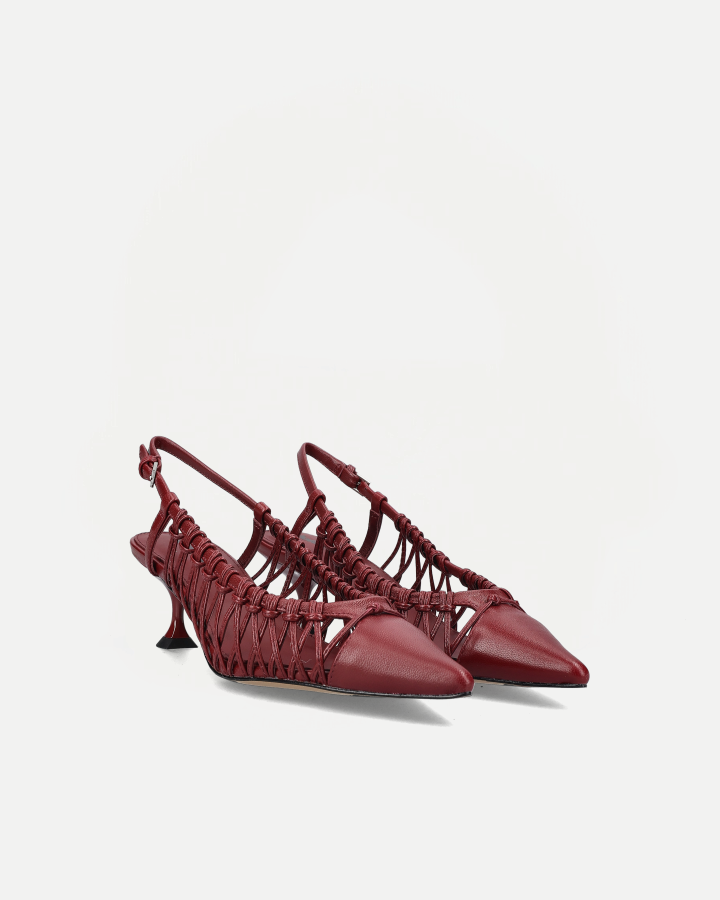 LULU PUMP | Burgundi