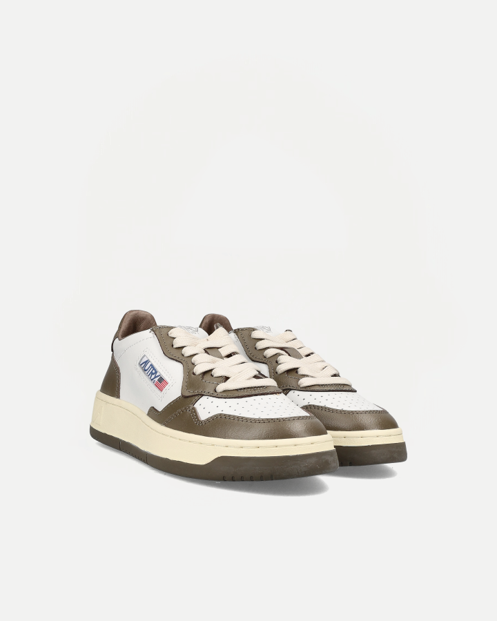 Low Sneaker 80´s WB68 | Bicolor White/ Chocolate