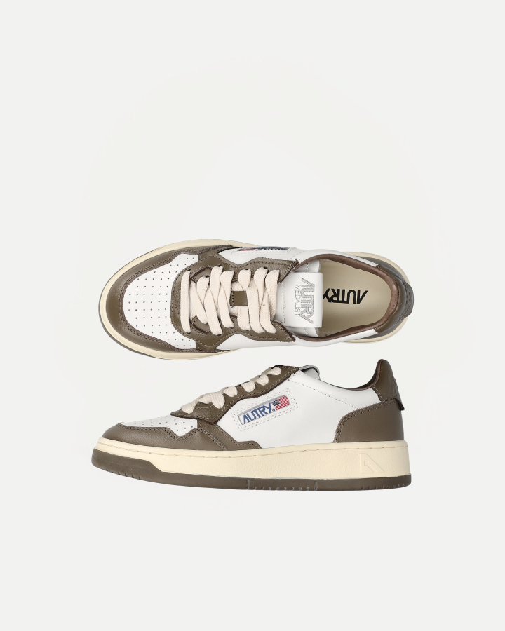 Low Sneaker 80´s WB68 | Bicolor White/ Chocolate