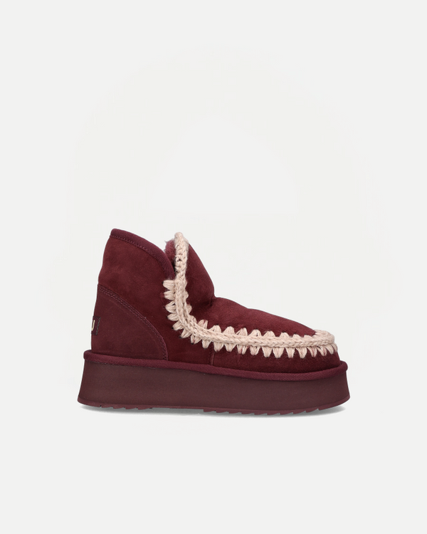 MINI ESKIMO PLATFORM BOOT | Cabernet