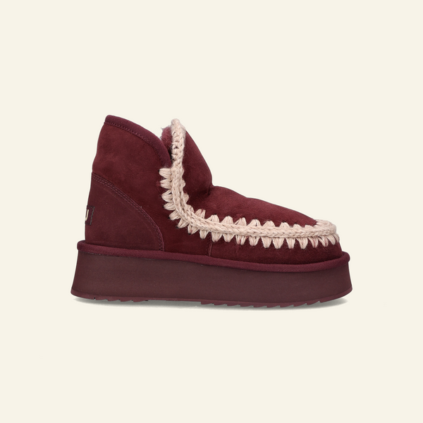 MINI ESKIMO PLATFORM BOOT | Cabernet