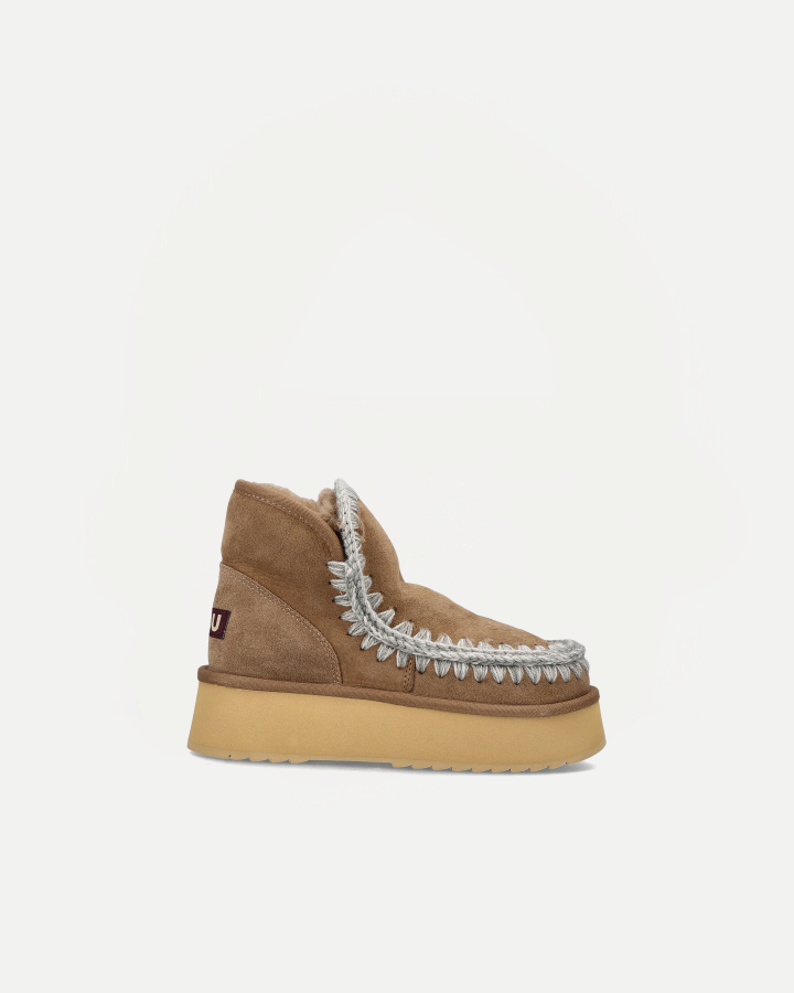 MINI ESKIMO PLATFORM BOOT | Dark Stone