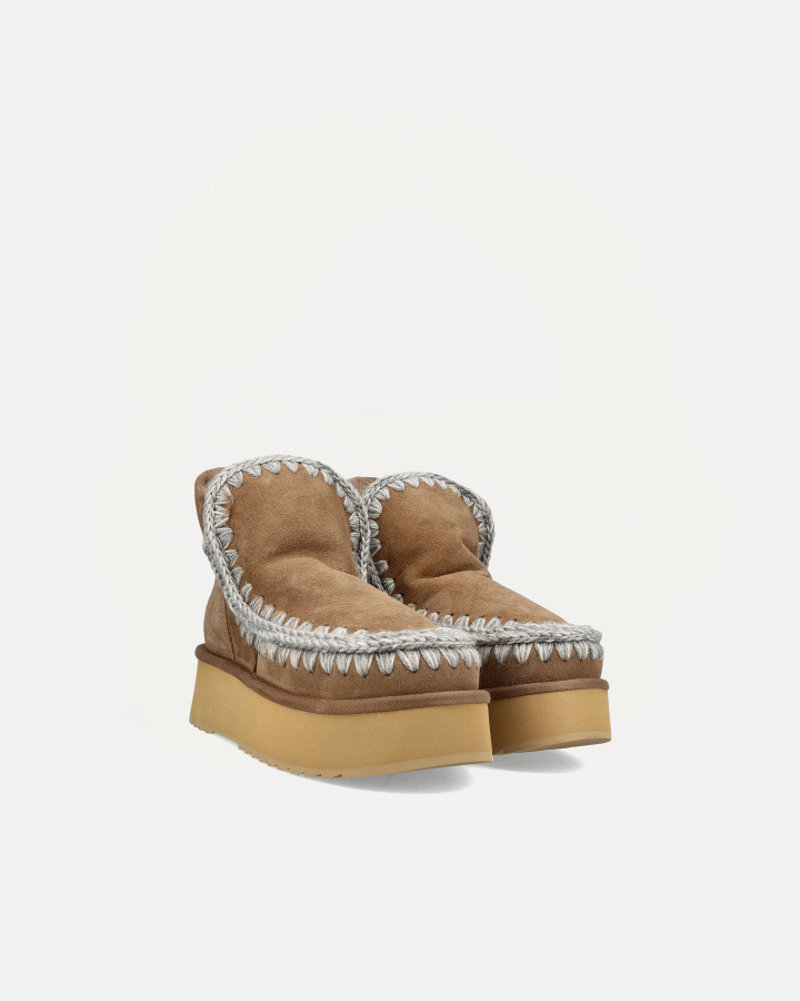 MINI ESKIMO PLATFORM BOOT | Dark Stone