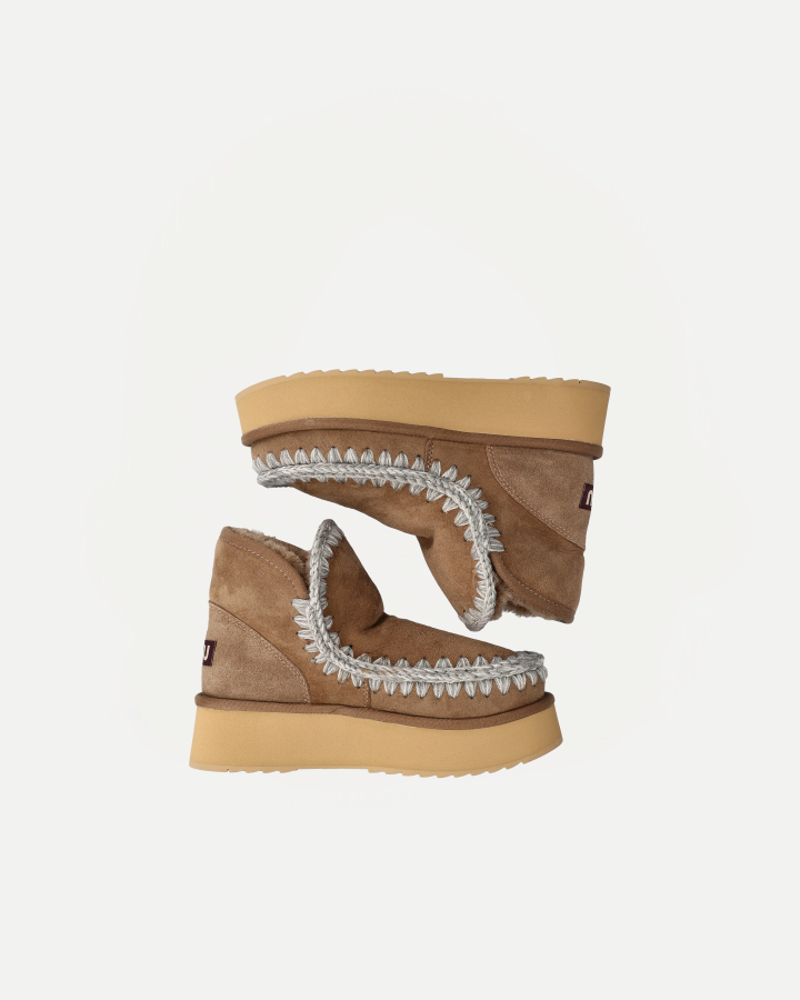 MINI ESKIMO PLATFORM BOOT | Dark Stone