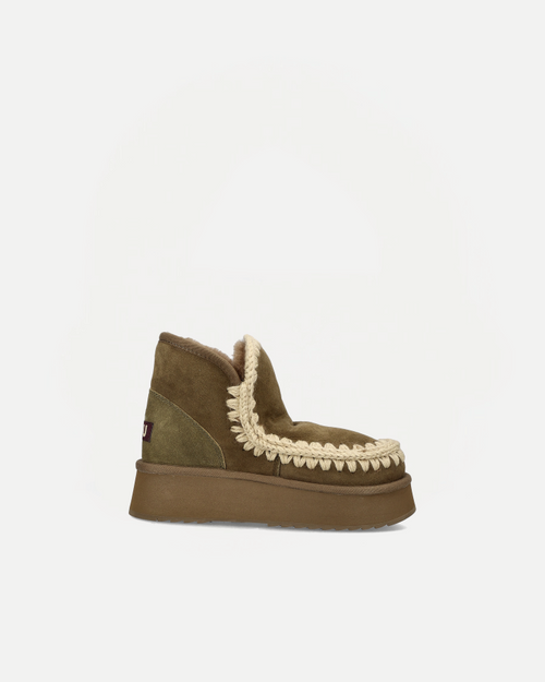 MINI ESKIMO PLATFORM BOOT | Moosgrün