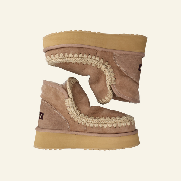 MINI ESKIMO PLATFORM BOOT | Camel