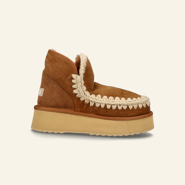 MINI ESKIMO PLATFORM BOOT | Cognac