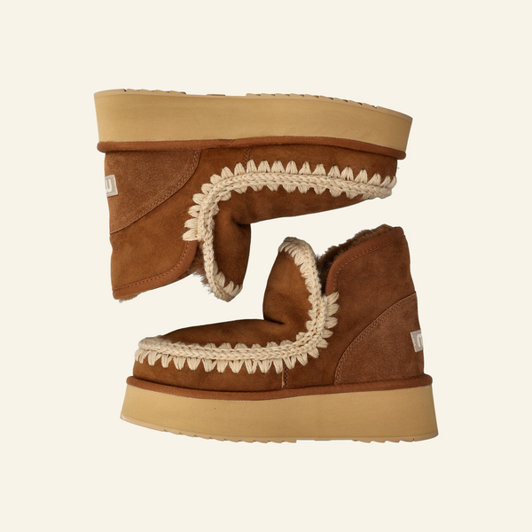 MINI ESKIMO PLATFORM BOOT | Cognac