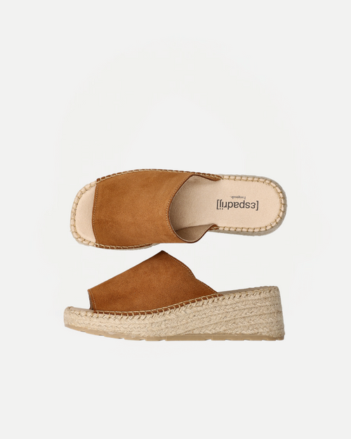 Pantolette Wedge | Tan