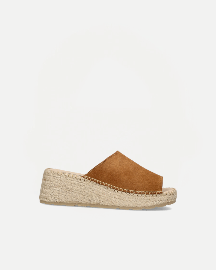 Pantolette Wedge | Tan