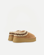 PLATFORM CLOG SUEDE LEATHER | Savana
