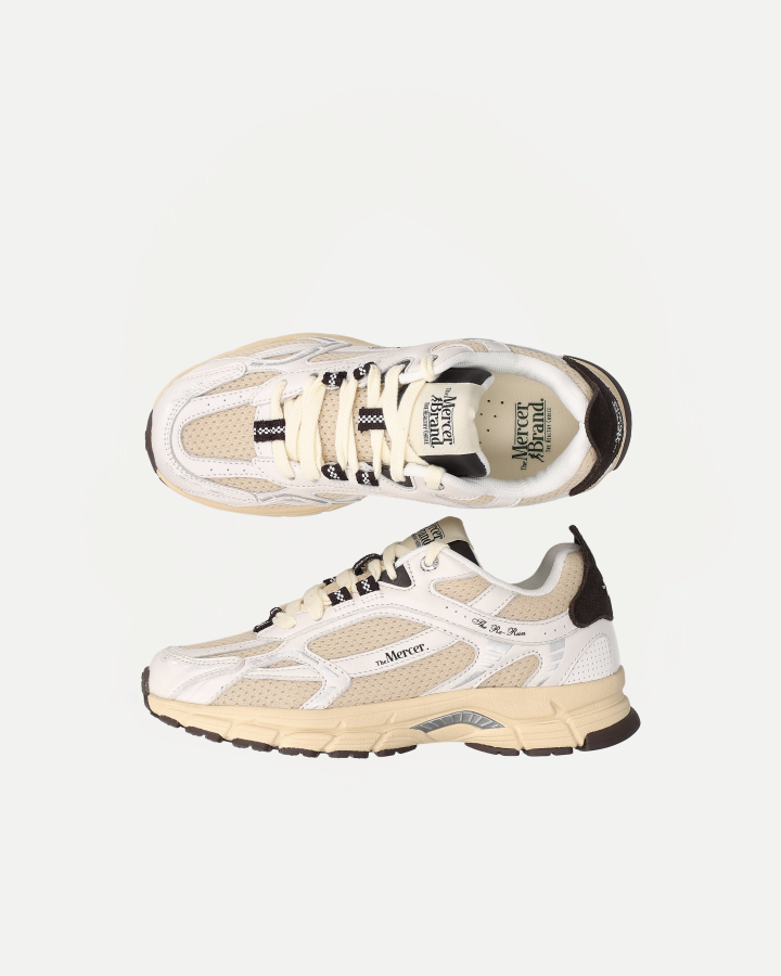 The Re-Run Vintage | White/ Brown