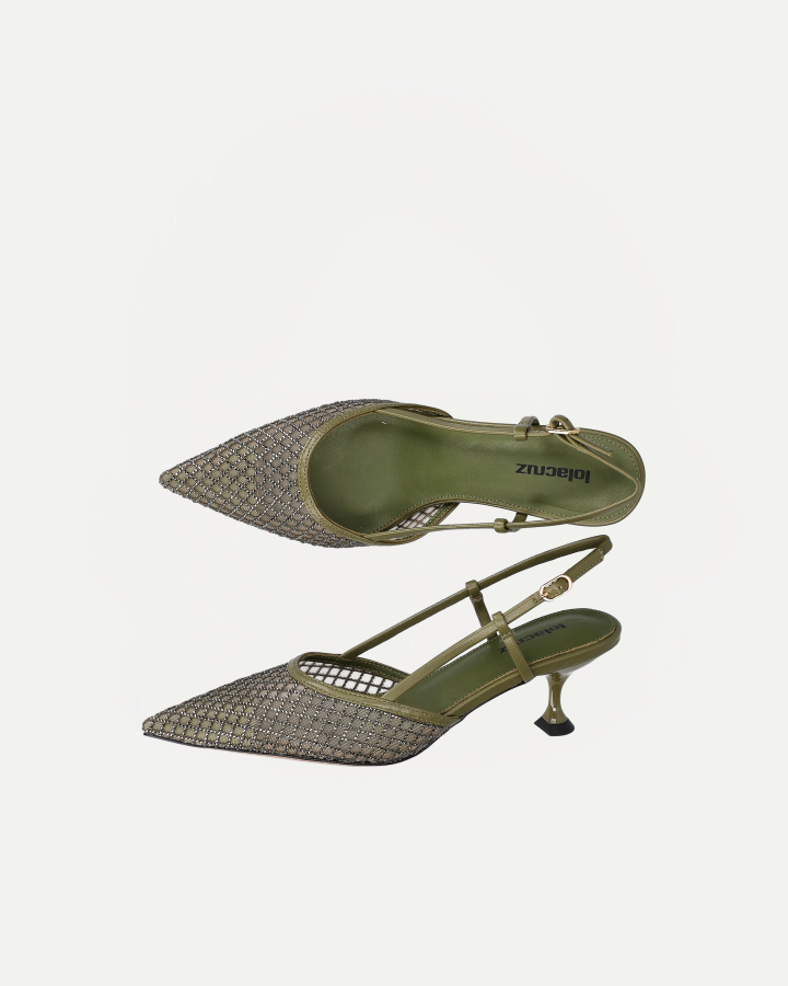 RUBY PUMP | Verde Kaki