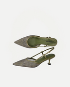 RUBY PUMP | Verde Kaki