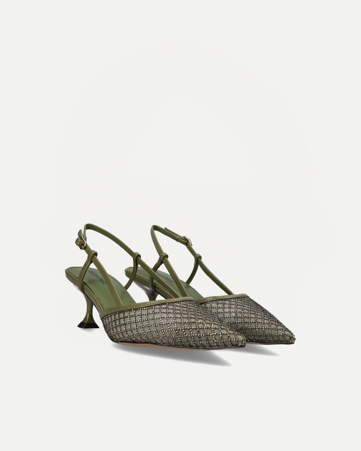 RUBY PUMP | Verde Kaki