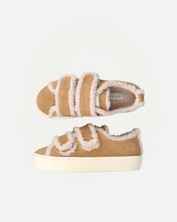 Shearling Low  | Velcro Beige