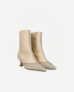 SILA MINI STUDS | Nappa Leather Creamy