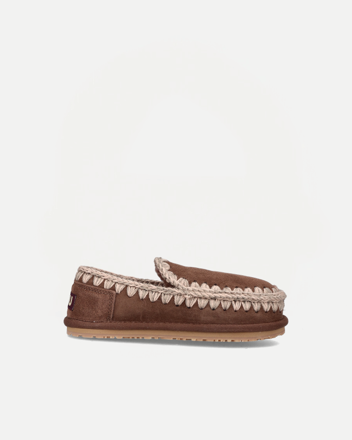 SLIPPER ESKIMO OVERSIZED STITCHING | Brown Pepper
