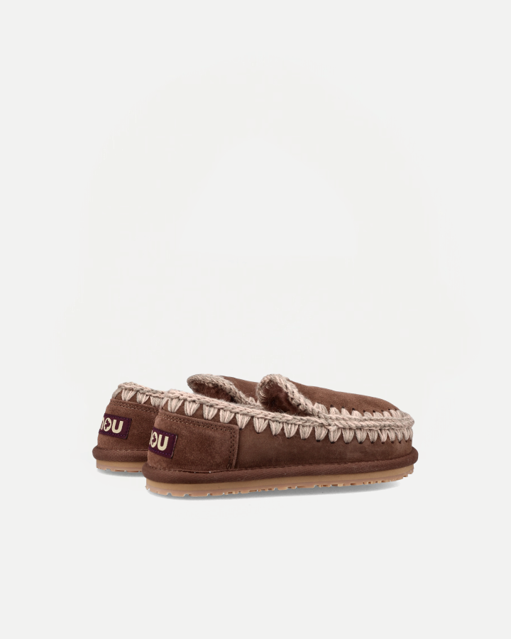 SLIPPER ESKIMO OVERSIZED STITCHING | Brown Pepper