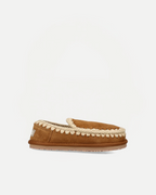 SLIPPER ESKIMO OVERSIZED STITCHING | Cognac