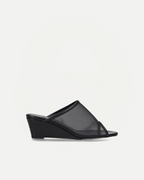 SUZANNE | Mesh Nappa Leather Black