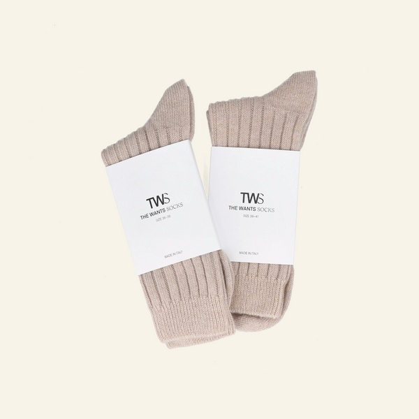 THE WANTS SOCKS II - Beige