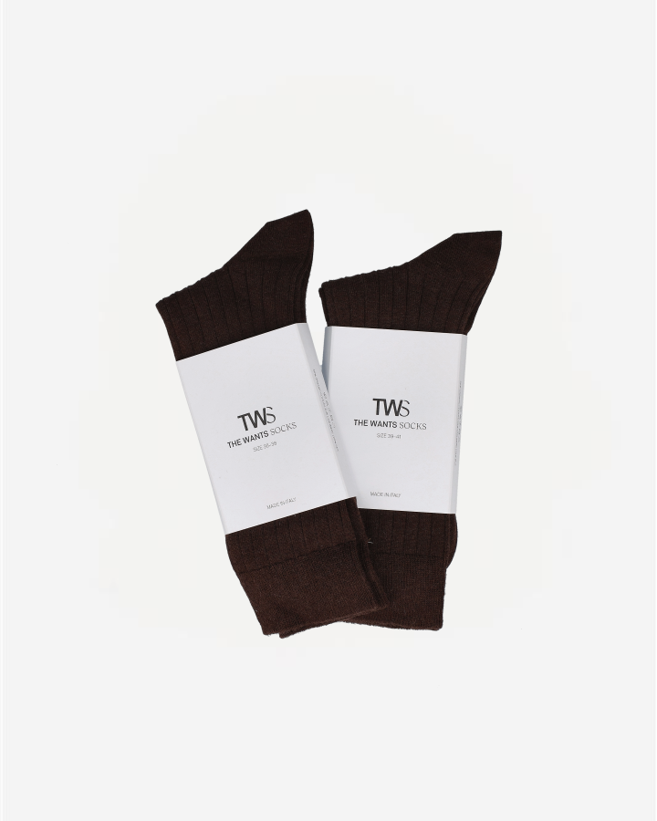 THE WANTS SOCKS I - Chocolate