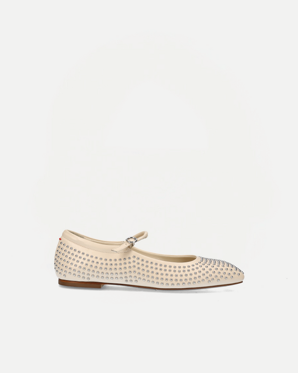 UMA MINI STUDS | Nappa Leather Creamy