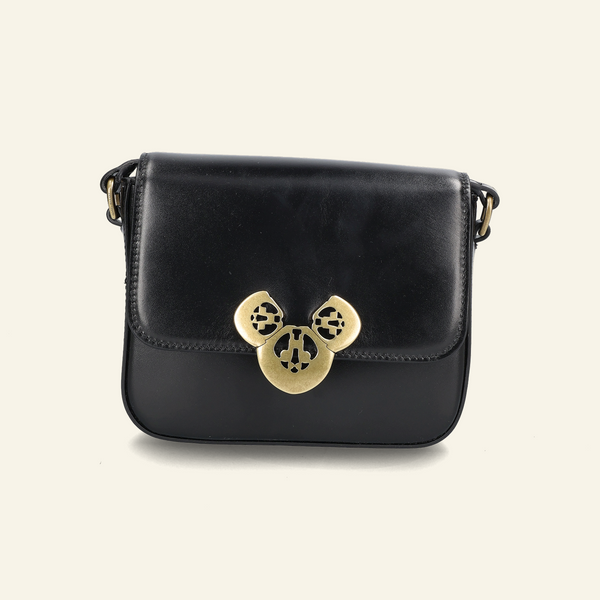 MINI ELDA BAG | Black/Gold